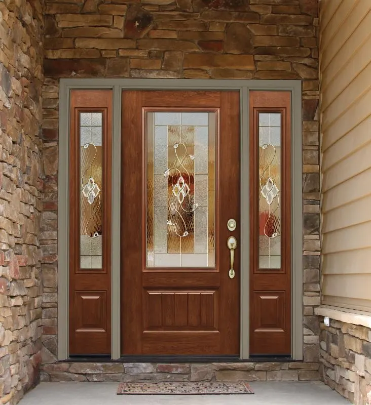 Exterior entrance door
