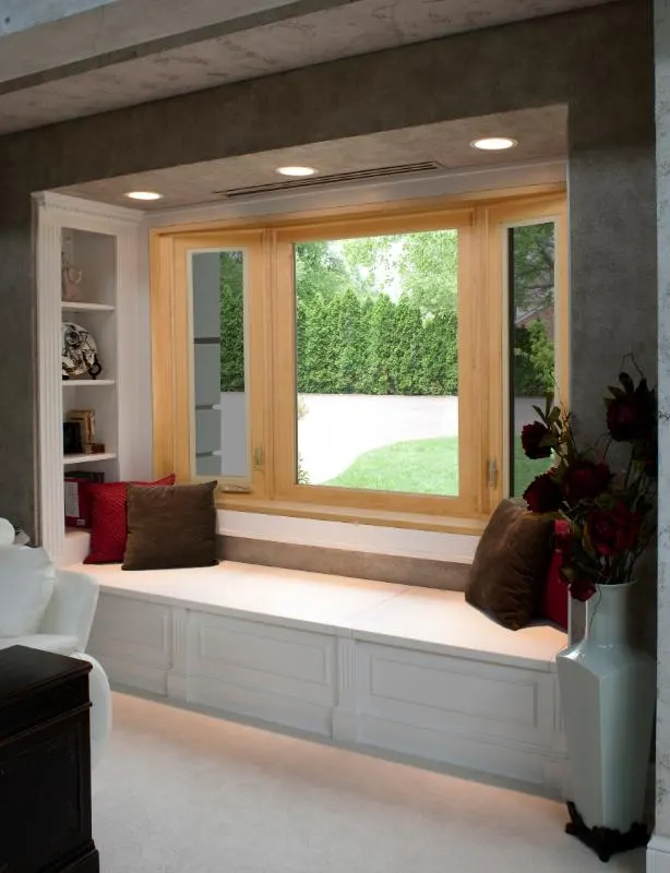 Replacement windows bringing natural light into a home